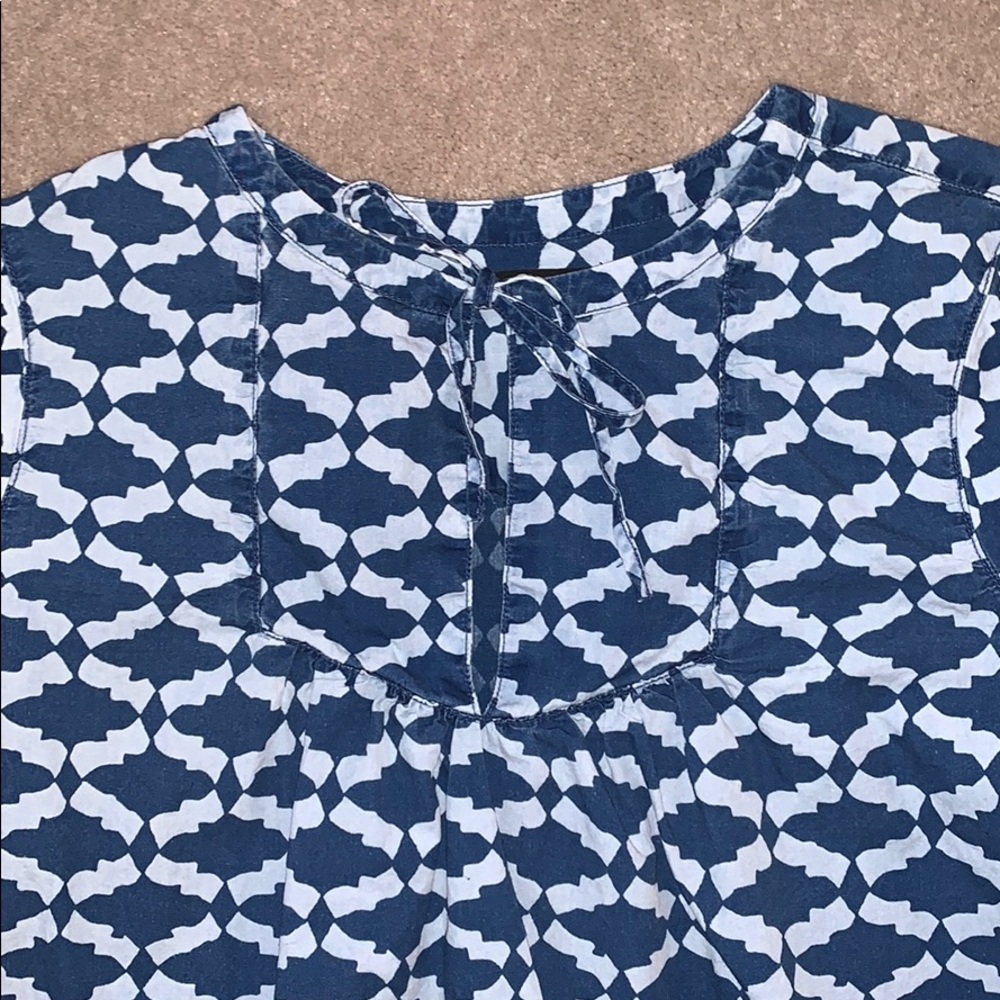 J. Crew Popover Abstract Print - Picture 2 of 6